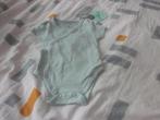 Nieuw mintgroen overslag rompertje Jollein maat 50/56, Kinderen en Baby's, Babykleding | Maat 50, Nacht- of Onderkleding, Jongetje of Meisje