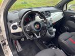Fiat 500 1.4-16V Abarth 135 PK! ECC Audio-CD/MP3 Electric pa, Auto's, Voorwielaandrijving, Euro 5, Gebruikt, Zwart