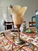 Sfeervolle vintage bloemlamp, Ophalen, Gebruikt, Vintage, Glas