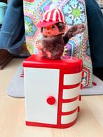 Vintage Monchhichi Sekiguchi Kastje plus aapje, Verzamelen, Ophalen of Verzenden, Zo goed als nieuw, Accessoires