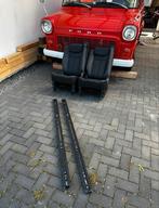 Zwarte Stoel/Camperstoel met gordel zelfbouw Camper,,Bus, Ophalen, Zo goed als nieuw