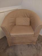 Zgan Mooie warme licht bruine kleur Fauteuil, Ophalen, Bruin, Zo goed als nieuw, Eén