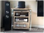 Kast / dressoir van steigerhout met steigerbuis!, Huis en Inrichting, Kasten | Dressoirs, Metaal, Info@hout-art.nl, Nieuw, Hoeves 3