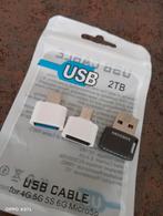2TB Samsung flash drive + SD kaart adapter + USB naar micro, Computers en Software, USB Sticks, Nieuw, Verzenden