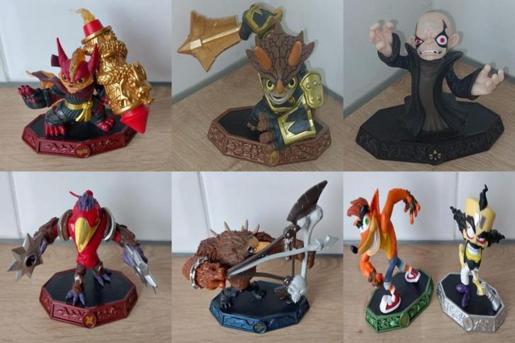 Skylanders Imaginators 7 figuurtjes, Spelcomputers en Games, Games | Nintendo Wii, Zo goed als nieuw, Avontuur en Actie, 2 spelers