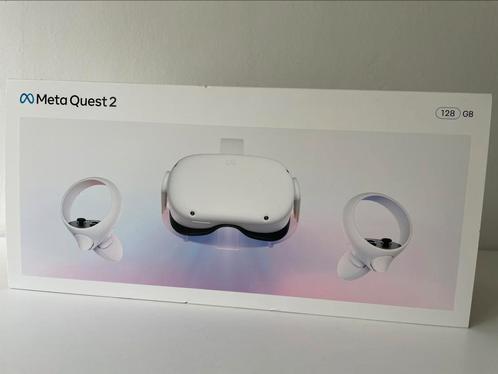 Meta Quest 2 128 GB compleet in doos, Spelcomputers en Games, Virtual Reality, Zo goed als nieuw, Overige platformen, Ophalen of Verzenden