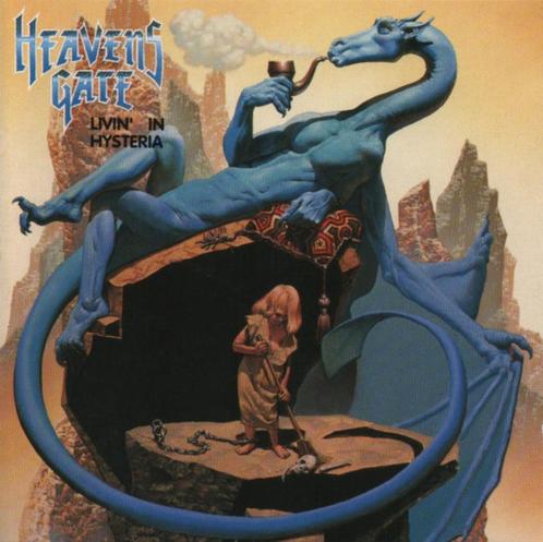 Heavens Gate - Livin' in Hysteria CD Duitse Power Metal 1991, Cd's en Dvd's, Cd's | Hardrock en Metal, Gebruikt, Ophalen of Verzenden