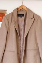 Wollen mantel, Kleding | Dames, Vero Moda, Beige, Maat 42/44 (L), Nieuw