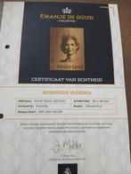 Goud postzegel Maxima, 1 speler, Ophalen of Verzenden, Zo goed als nieuw, Vanaf 3 jaar