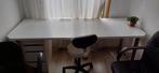Tafel/bureau wit, Huis en Inrichting, Bureaus, Ophalen, Gebruikt