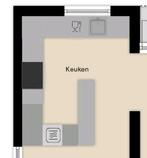 Gebruikte keuken en bijkeuken compleet ophalen in aug / sept, Ophalen, Gebruikt, U-keuken, Bruin