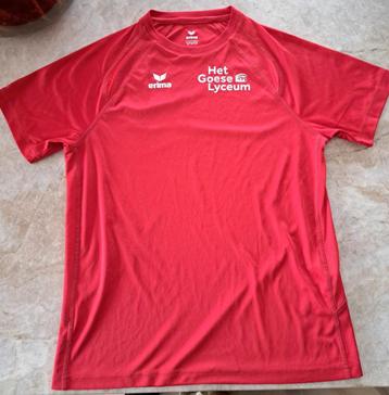 Het Goese Lyceum Erima sportshirt shirt voor gymles 164  beschikbaar voor biedingen