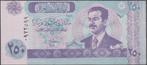 Irak bankbiljet 250 Dinars Saddam Hussein 2002 versneden !, Postzegels en Munten, Bankbiljetten | Azië, Ophalen of Verzenden, Midden-Oosten