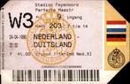 Ticket Nederland - Duitsland 0-1    24 april 1996, Gebruikt, Poster, Plaatje of Sticker, Verzenden