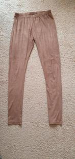 AMBIKA CAMELKLEUR SUEDINE BROEK MET ELASTISCHE TAILLE MAAT M, Legging, Beige, Nieuw, Maat 40/42 (M)
