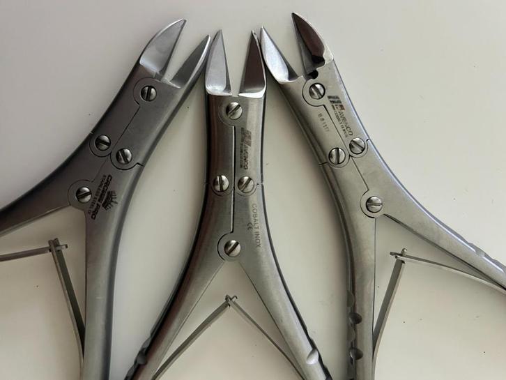 3x dubbele scharnier tang voor pedicure, Sieraden, Tassen en Uiterlijk, Uiterlijk | Lichaamsverzorging, Zo goed als nieuw, Overige typen