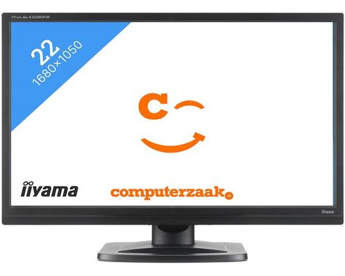 Iiyama ProLite E2280HS/Garantie, Computers en Software, Monitoren, Refurbished, 60 Hz of minder, DVI, VGA, TN, Full HD, 5 ms of meer