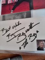 Filmster Handtekening Brian Bossworth, Verzenden, Foto of Kaart, Gesigneerd