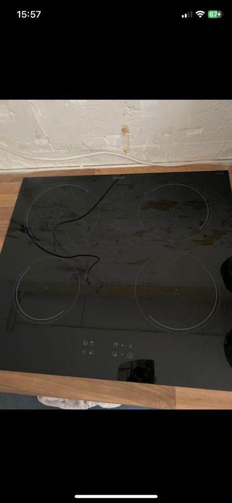 Candy inductie kookplaat, 4 zones, Witgoed en Apparatuur, Kookplaten, Zo goed als nieuw, Inbouw, Inductie, 4 kookzones, Ophalen