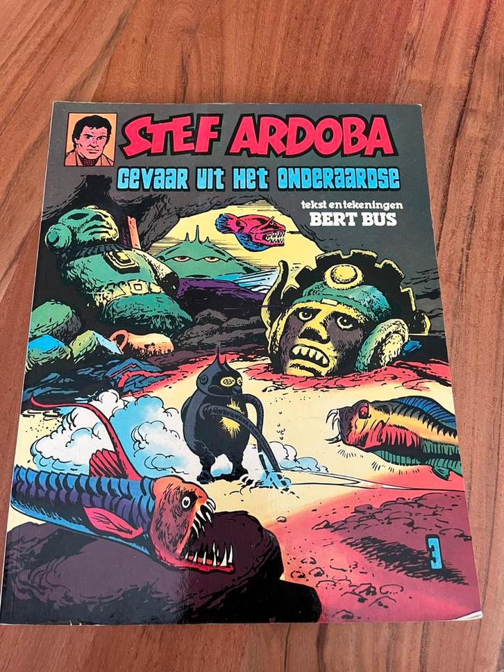 STEF ARDOBA 03 GEVAAR UIT HET ONDERAARDSE, Boeken, Stripboeken, Zo goed als nieuw, Eén stripboek, Ophalen of Verzenden