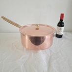Culinox spring- S grote koperen pan steelpan sauspan, Ophalen of Verzenden, Gebruikt, Rvs, Koekenpan of Braadpan