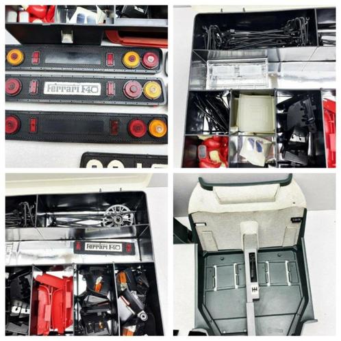 Diverse onderdelen Ferrari F40 & Testarossa Pocher 1/8, Hobby en Vrije tijd, Modelauto's | 1:5 tot 1:12, Zo goed als nieuw, Auto