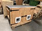 Outdoor Kattenhuis – Incl 2 x Kattenluik met Chipherkenning, Dieren en Toebehoren, Katten-accessoires, Ophalen, Nieuw
