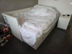 Ikea Hemnes Bed - Wit - Inclusief Lattenbodem, Ophalen, Gebruikt, Eenpersoons
