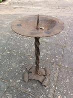 Smeedijzeren kaarsen standaard 43cm hoog, Ophalen, Gebruikt, 25 tot 50 cm, Zwart