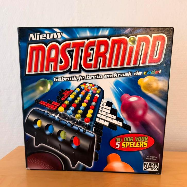 ️ Mastermind gezelschapsspel, Hobby en Vrije tijd, Gezelschapsspellen | Overige, Zo goed als nieuw, Een of twee spelers, Drie of vier spelers