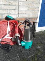 Klokpomp dompelpomp 20m3 + 15mtr platte slang pompset, Tuin en Terras, Ophalen of Verzenden, Nieuw, Elektrisch, Dompelpomp