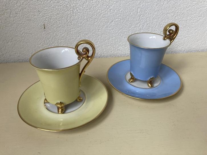 Jungerhans Rotterdam Vintage Kop en Schotel - 2 stuks, Antiek en Kunst, Antiek | Servies compleet, Ophalen of Verzenden