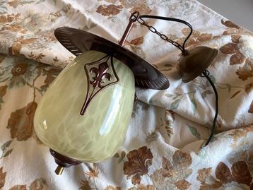 VINTAGE HANGLAMP-In perfecte staat!   Is Compleet! beschikbaar voor biedingen