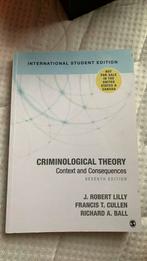 Criminological theory, Ophalen of Verzenden, Beta, Zo goed als nieuw, WO