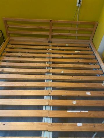 Ikea Tarva bedframe 160x200 + lattenbodem - afbeelding 5