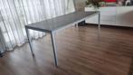 Eettafel rechthoekig, merk Arco met natuurstenen blad, Ophalen, Gebruikt, 200 cm of meer, 50 tot 100 cm