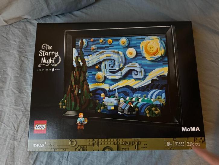 Lego Vincent van Gogh - De sterrennacht (21333), Kinderen en Baby's, Speelgoed | Duplo en Lego, Nieuw, Lego, Complete set, Ophalen of Verzenden