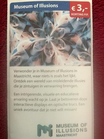 Museum of Illusions Maastricht Voordeelbon beschikbaar voor biedingen