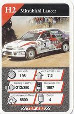 Kw2108 autokaartje autosport mitsubishi lancer (h2), Verzamelen, Ophalen of Verzenden, Zo goed als nieuw, Auto's