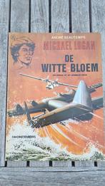 Vintage strip, Michael Logan, de Witte Bloem, Gelezen, Eén stripboek, Ophalen of Verzenden, André Beautemps