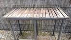 GRATIS tuintafel, Ophalen, Gebruikt, Rechthoekig, Hout