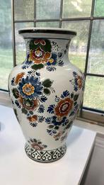 Delft Polychroom Holland Handwerk Vaas 30cm, Antiek en Kunst, Ophalen of Verzenden
