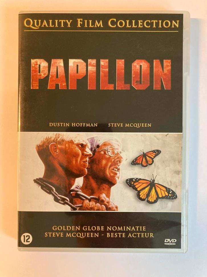 Papillon, 1973 / DVD / Quality Film Collection, Cd's en Dvd's, Dvd's | Klassiekers, Zo goed als nieuw, Drama, 1960 tot 1980, Vanaf 12 jaar