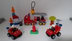 Lego Duplo Brandweer Set, Kinderen en Baby's, Speelgoed | Duplo en Lego, Ophalen of Verzenden, Gebruikt, Duplo