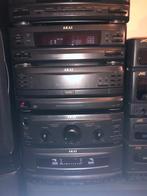 Akai Midiset AX690 - Complete Set, Gebruikt, Cassettedeck, Ophalen of Verzenden, Microset