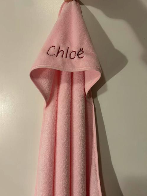 Badcape met naam, (kraam)cadeau, Kinderen en Baby's, Kraamcadeaus en Geboorteborden, Nieuw, Kraamcadeau, Ophalen of Verzenden
