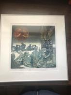 SHL 2003, Michael Jepkes, ets, gemengde techniek, prachtig!, Ophalen of Verzenden