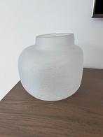 Guaxs vaas wit mat glas, Ophalen, Wit, Minder dan 50 cm, Glas