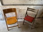 Vintage houten klapstoelen, Ophalen