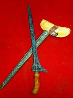 Antieke Keris Tilam Upih Pamor Banyu Mili Djogjakarta SVE40, Verzenden